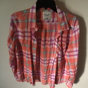 Multicolored flannel shirt